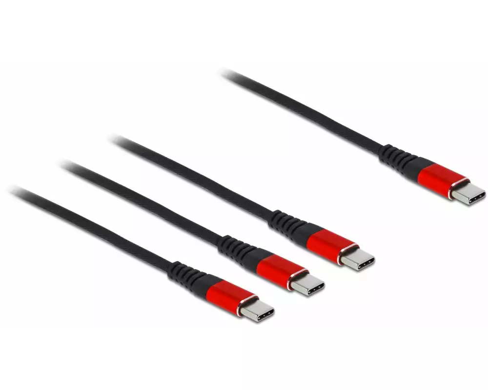 Delock USB-Ladekabel USB-C - 3x USB-C 0.3 m