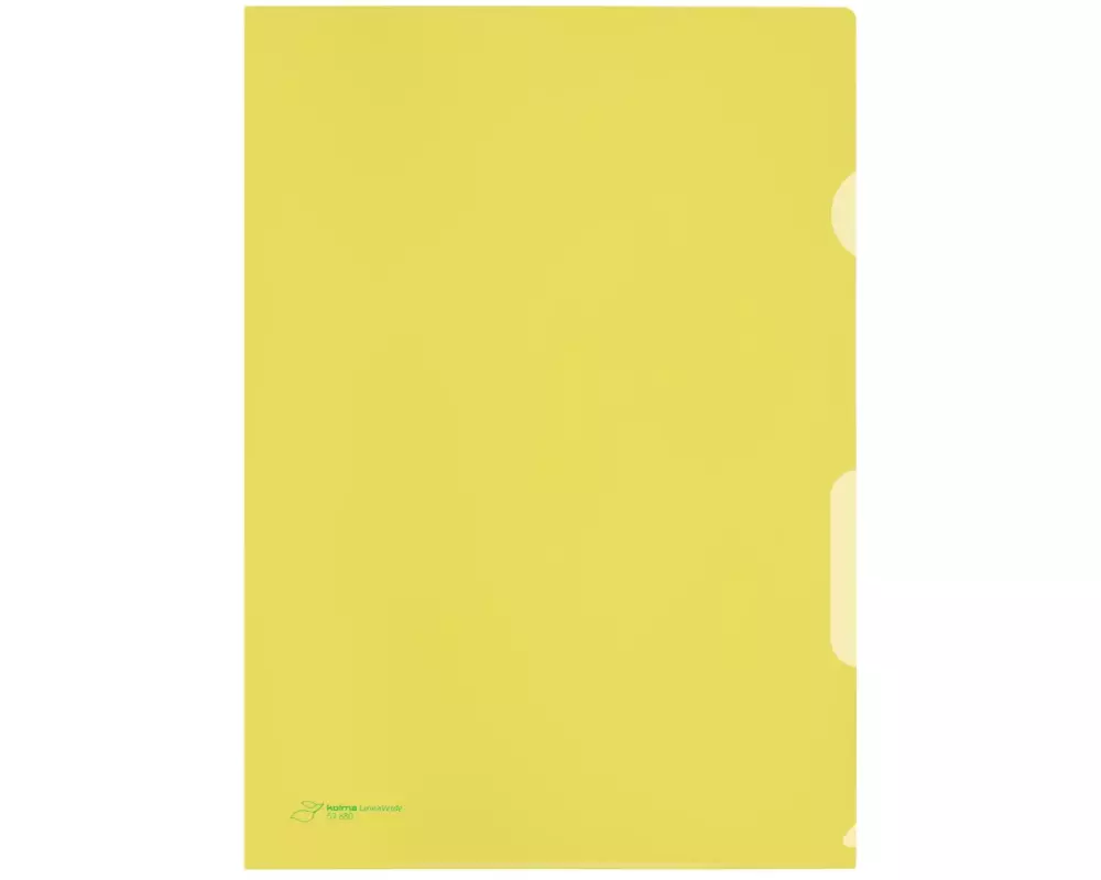 Kolma Sichthülle LineaVerde Visa Dossier A4 Gelb, 10 Stück