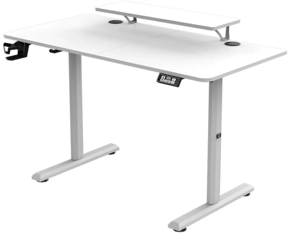 Ultradesk Gaming Tisch Higlander Weiss