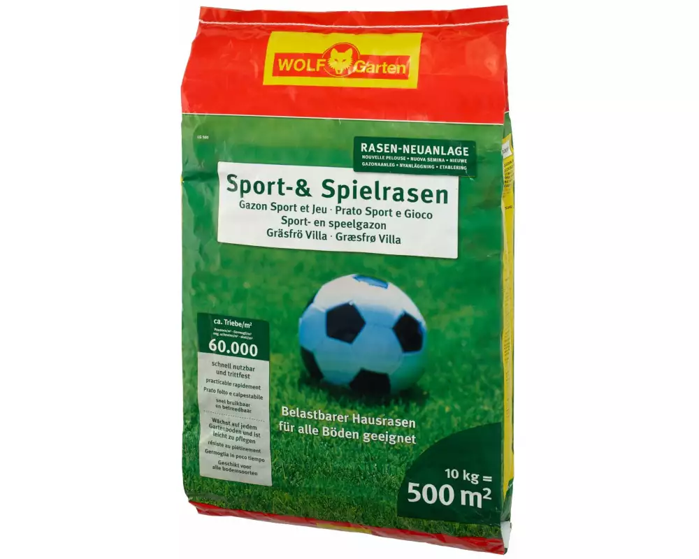 Wolf-Garten Sport- und Spiel-Rasen LG 500 500m2