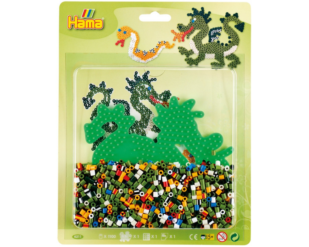HAMA Bügelperlen Set Midi G1014211-0 Drache