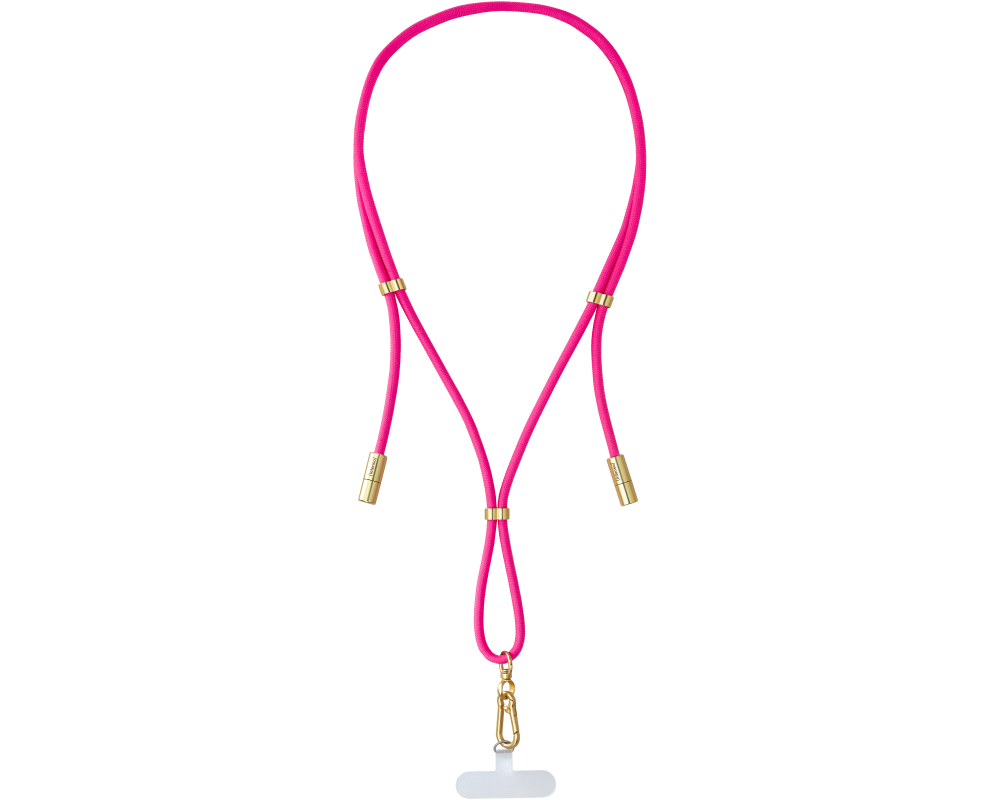INTENSO Phone Lanyard Charg.Data Cable 7991004 2x USB-C, up to 1.65m neonpink