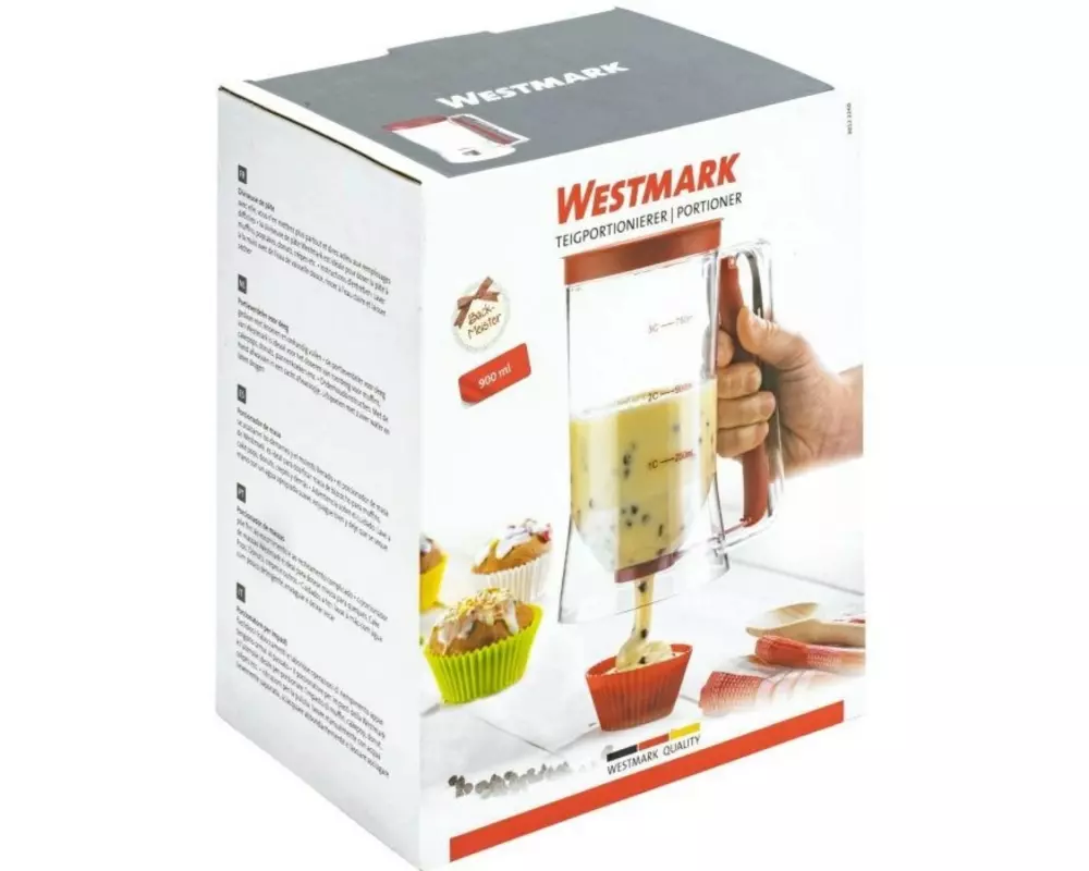 Westmark Teigportionierer, 900 ml Kunststoff Rot 900 ml