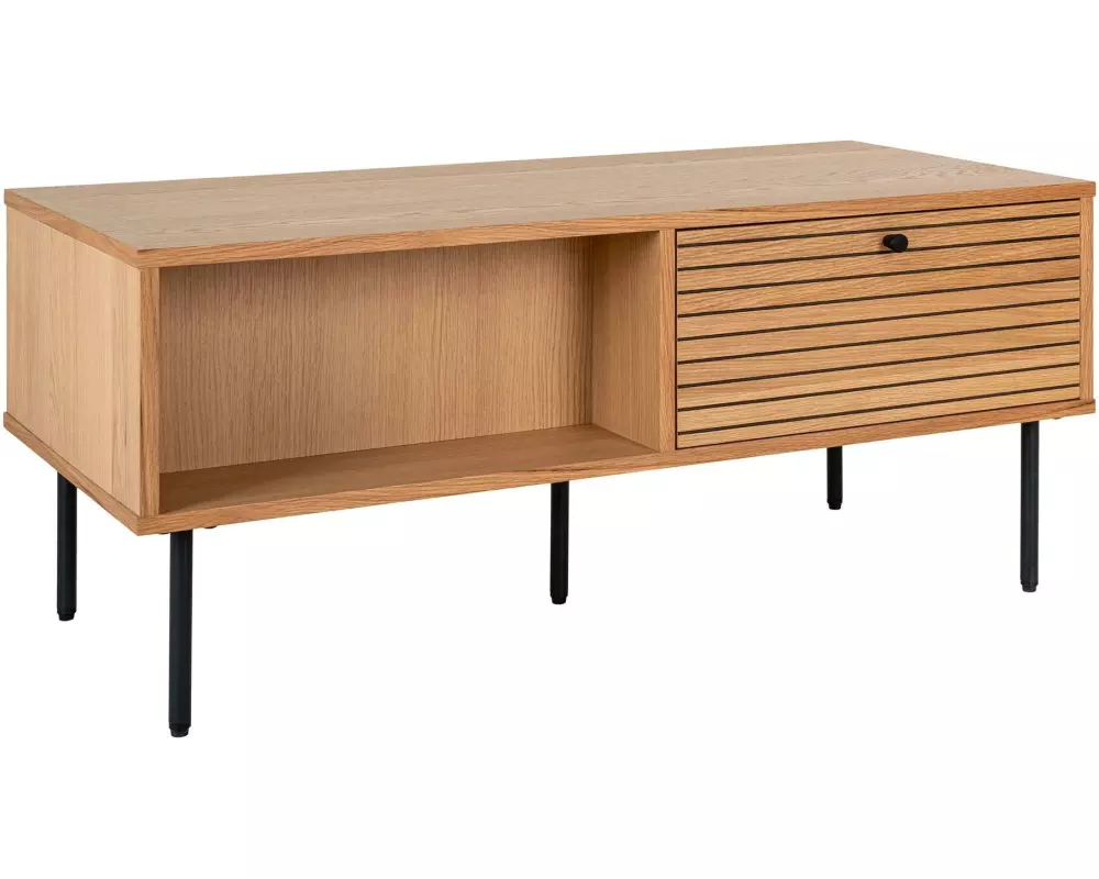 House Nordic Beistelltisch Kyoto 100 x 45 cm, Braun