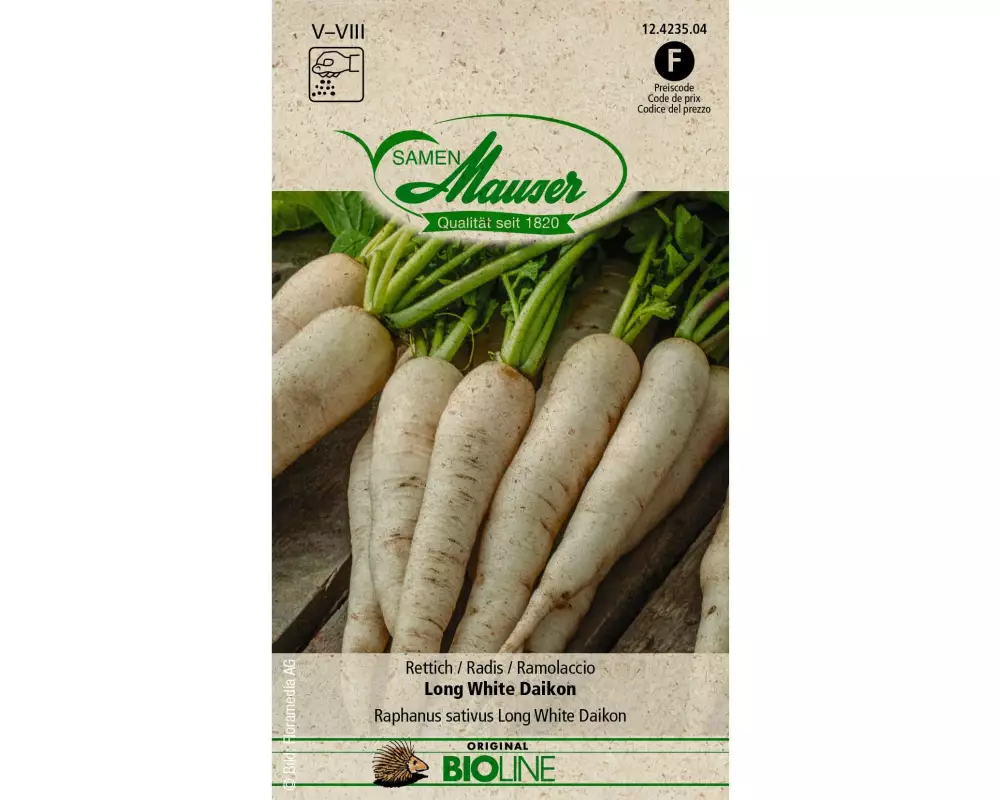 Samen Mauser Samen BIO Rettich Long White Daikon