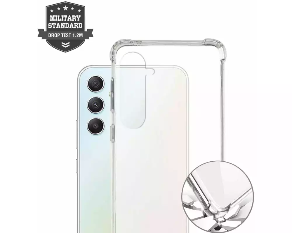 4smarts Back Cover Hybrid Case Ibiza Galaxy A55 5G Transparent