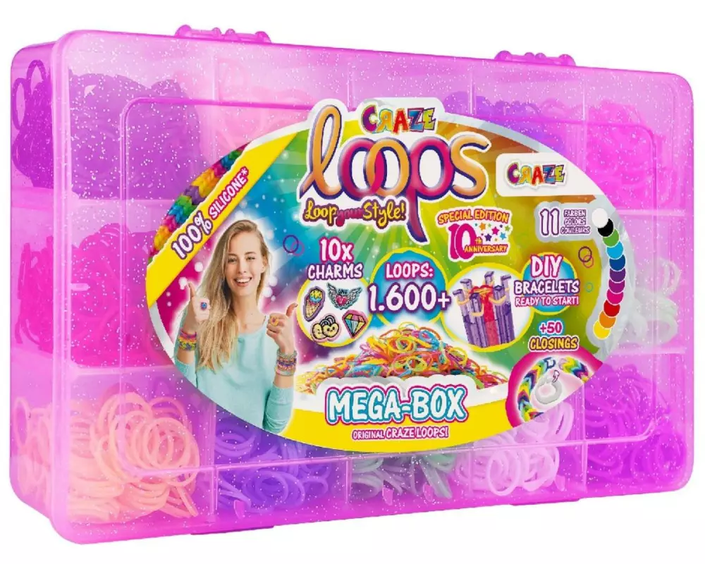 Craze Bastelbox Loops – Mega Box 1600 Loops