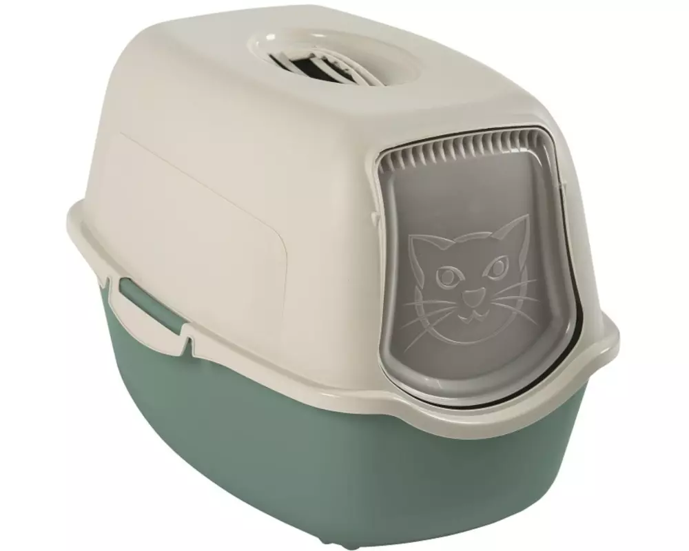 Rotho Katzentoilette Bailey Eco, Sand – Grün