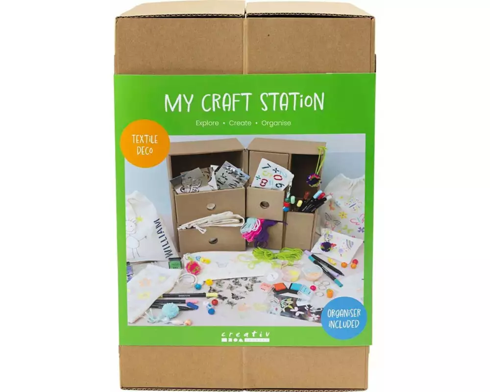 Creativ Company Bastelset Meine Kreativwerkstatt – Textildekoration
