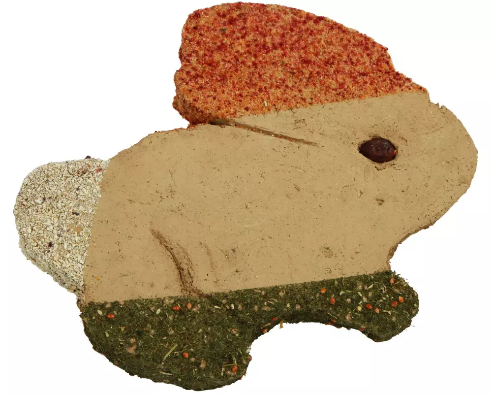 Kerbl Kratzplatte aus Lehm, 21 x 18 cm