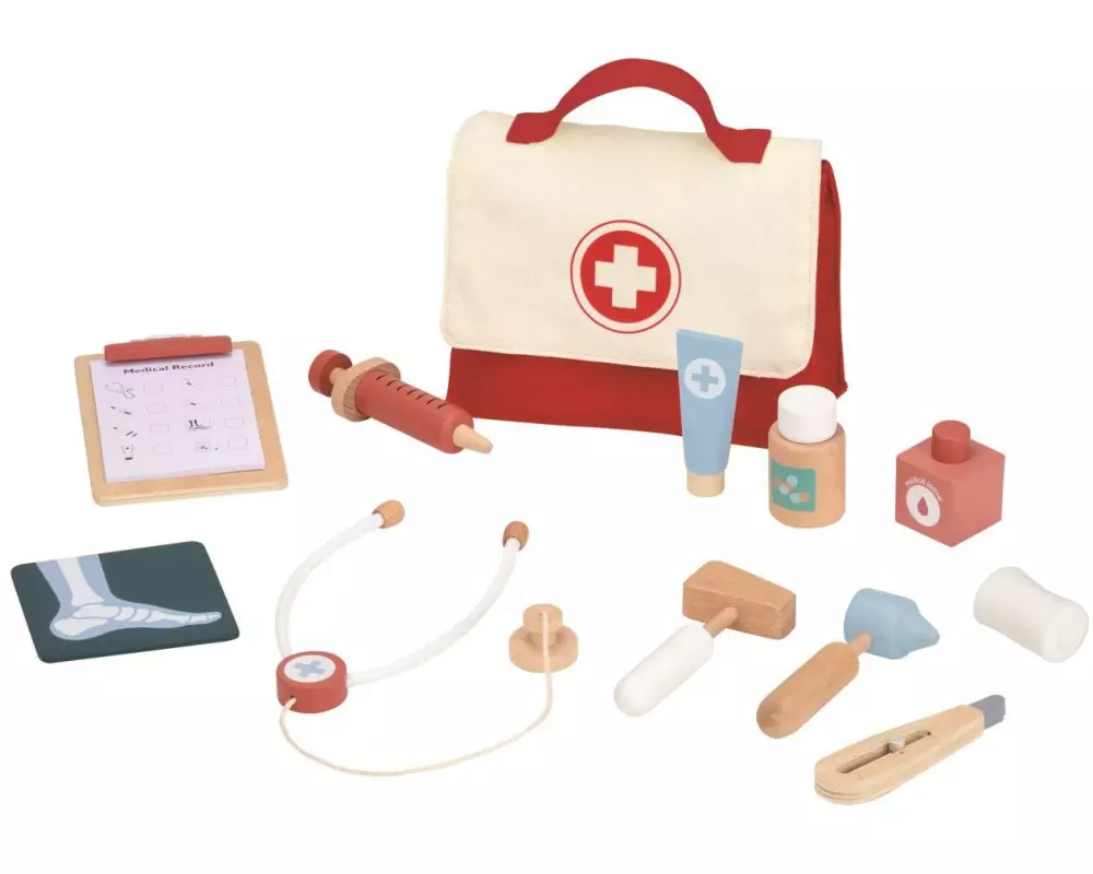 Spielba Holzspielwaren Arztkoffer