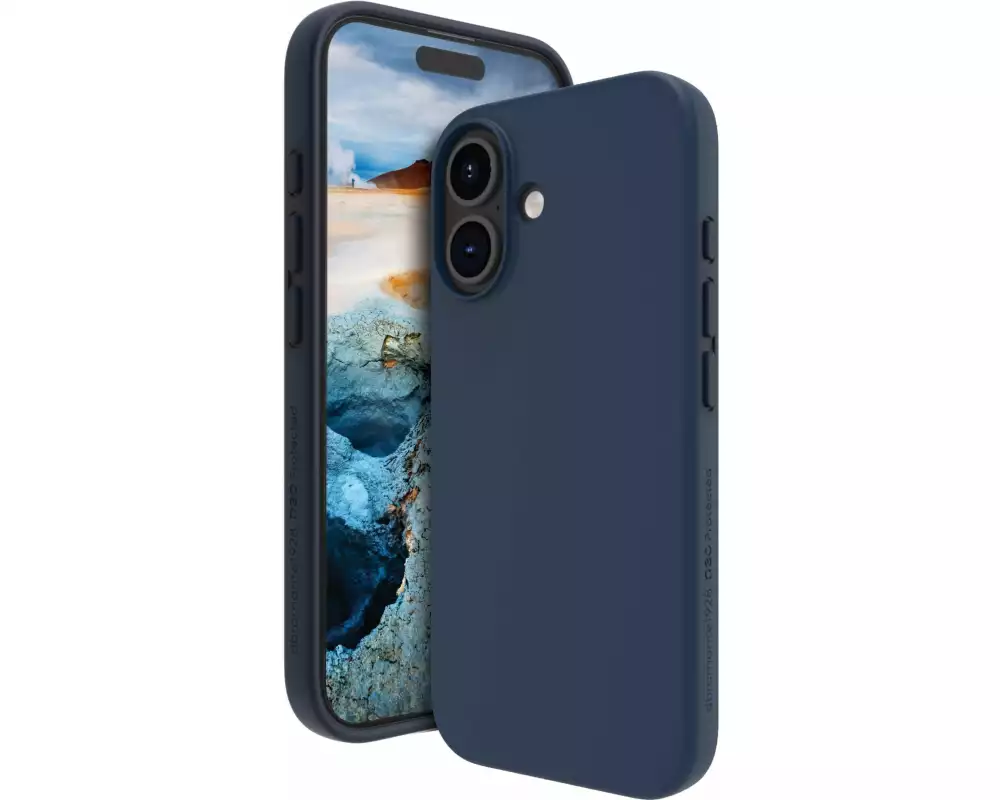 dbramante1928 Back Cover Iceland Ultra D3O iPhone 16 Blau