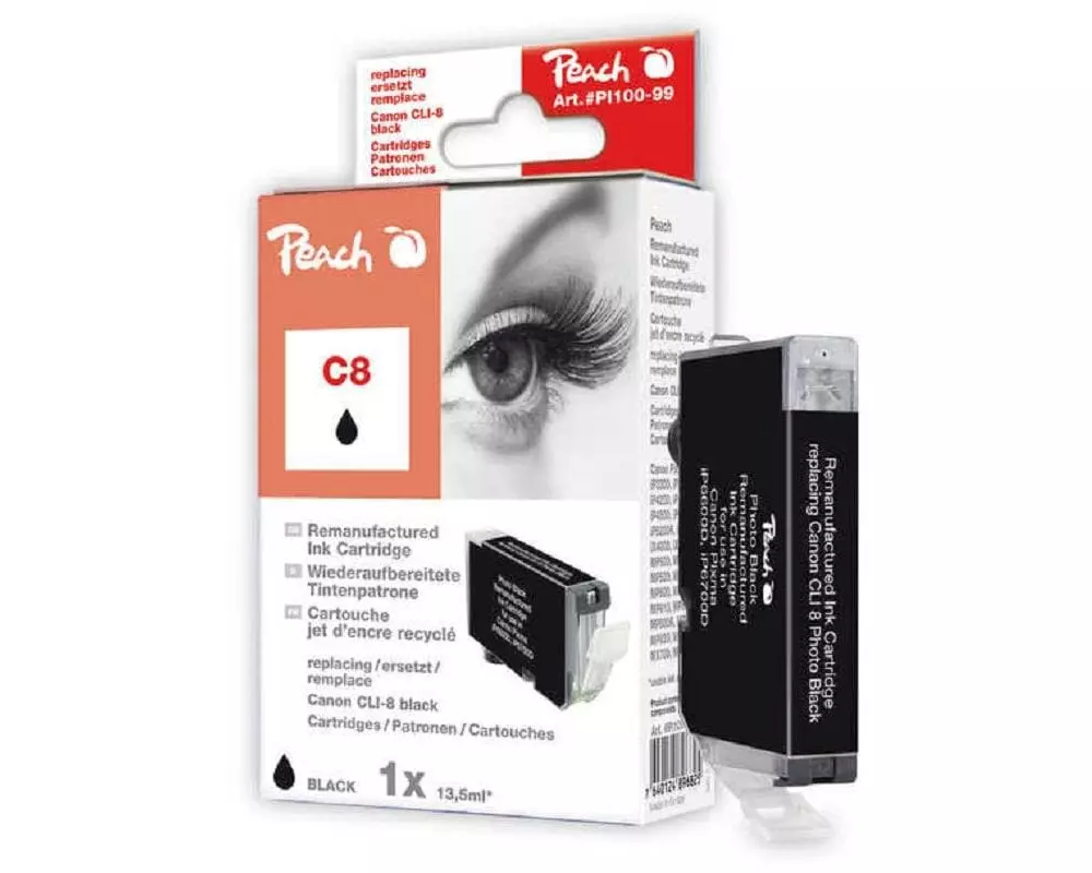 Peach Tinte Canon CLI-8 Photo Black