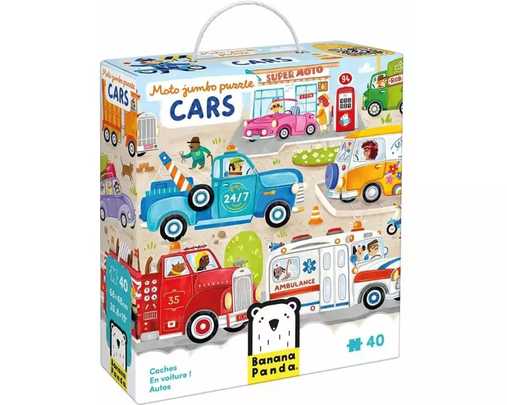 Banana Panda Puzzle Moto Jumbo Autos