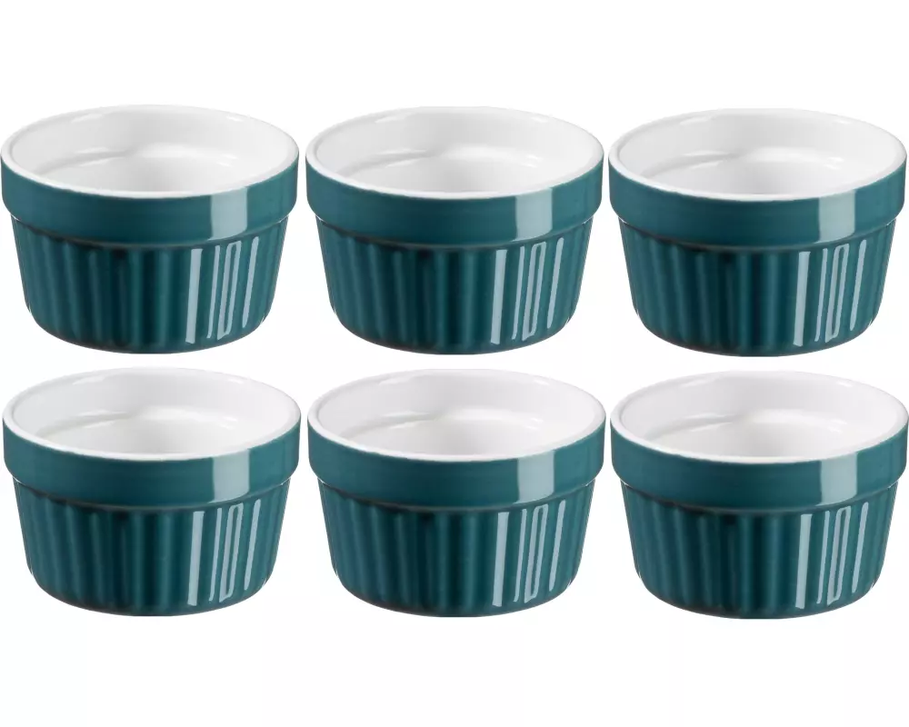 Mäser Auflaufform-Set OMEA 9.5 cm, 6 Stück, Petrol