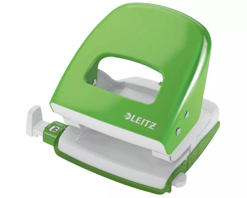 Leitz Locher Nexxt 30 Seiten, Grau-Hellgrün