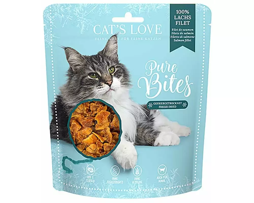 Cat's Love Katzen-Snack Lachsfilet, 50 g