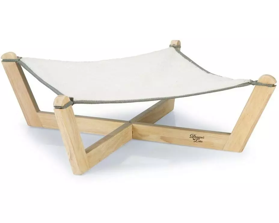 Designed by Lotte Hängematte Gaia Grau, 51 x 51 x 18.5 cm