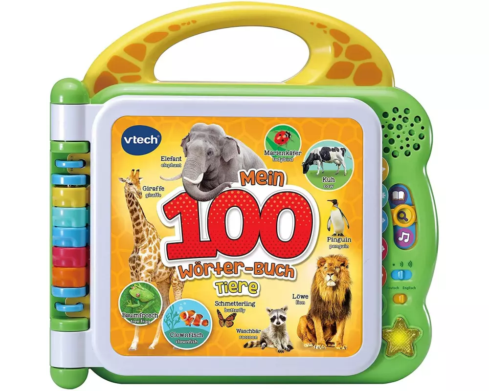 Vtech Beschäftigungsspielzeug Mein 100-Wörter-Buch Tiere
