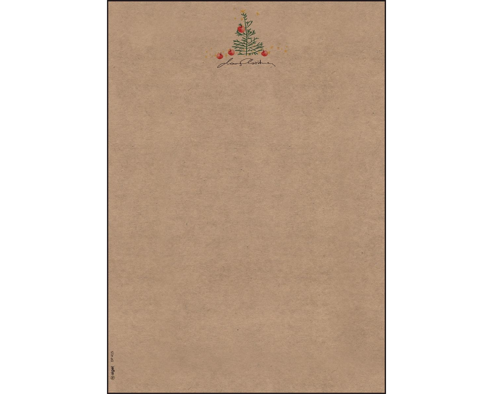 Sigel Motivpapier Christmas with apples, A4, 90 g/m², 100 Blatt