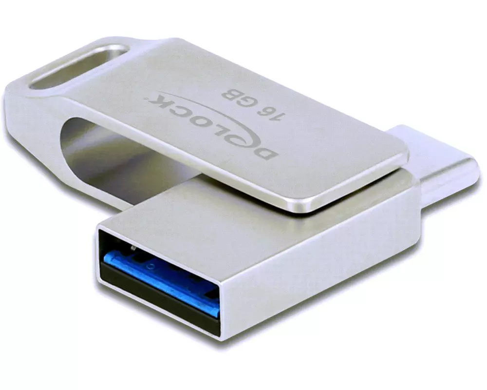 Delock USB-Stick 3.2 Gen 1 USB-C + Typ-A 16 GB