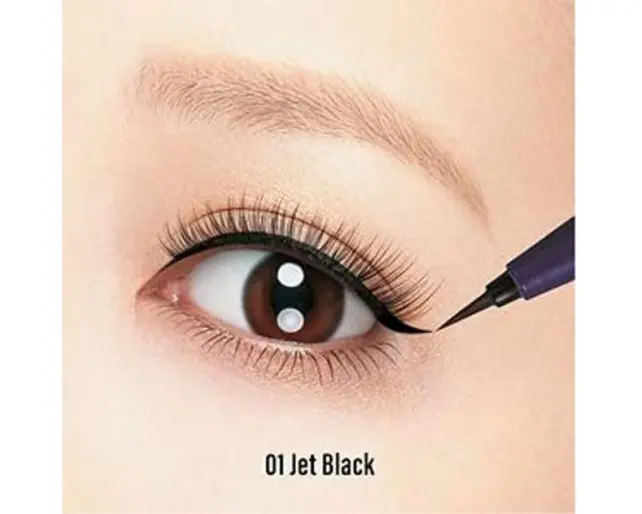 KISSME Heroine Heroine Make Smooth Liquid Eyeliner Super Keep Schwarz