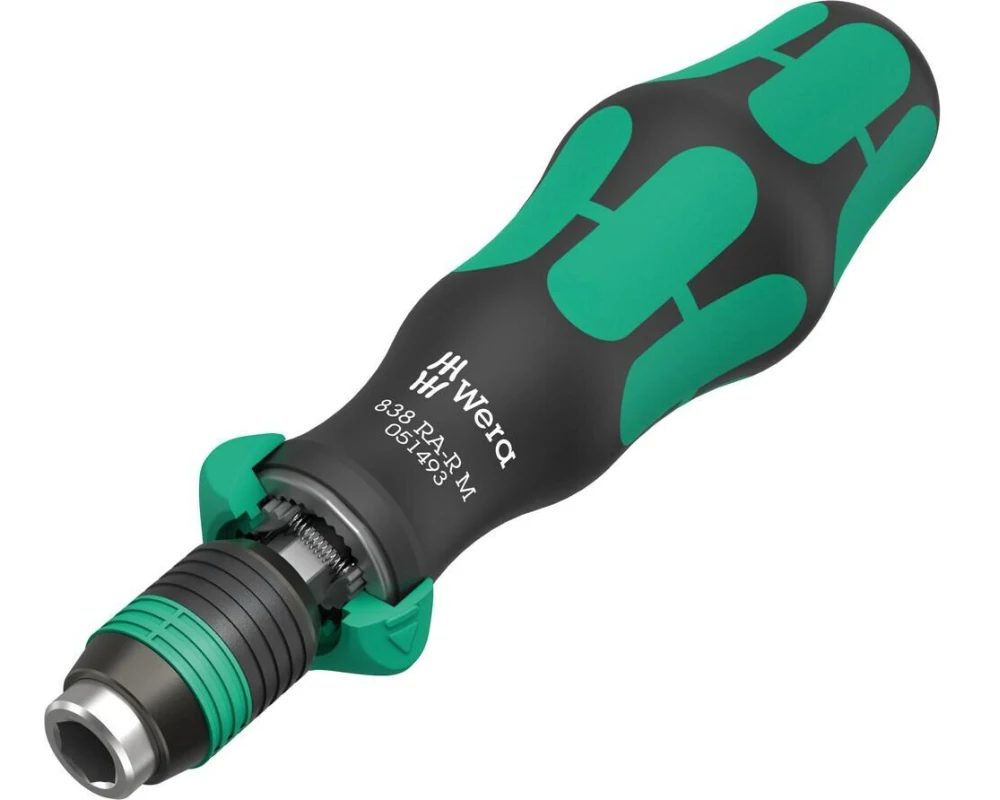 Wera Bits-Handhalter 838 RA-R M mit Ratschenfunktion,