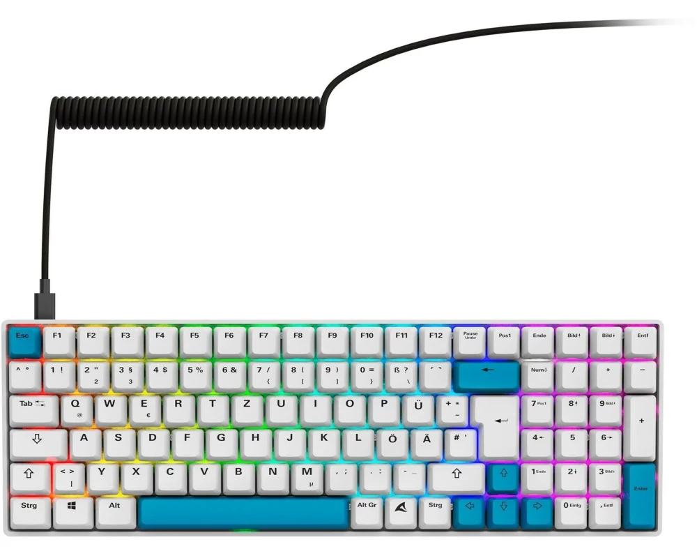Sharkoon Gaming-Tastatur SKILLER SGK50 S2 PBT