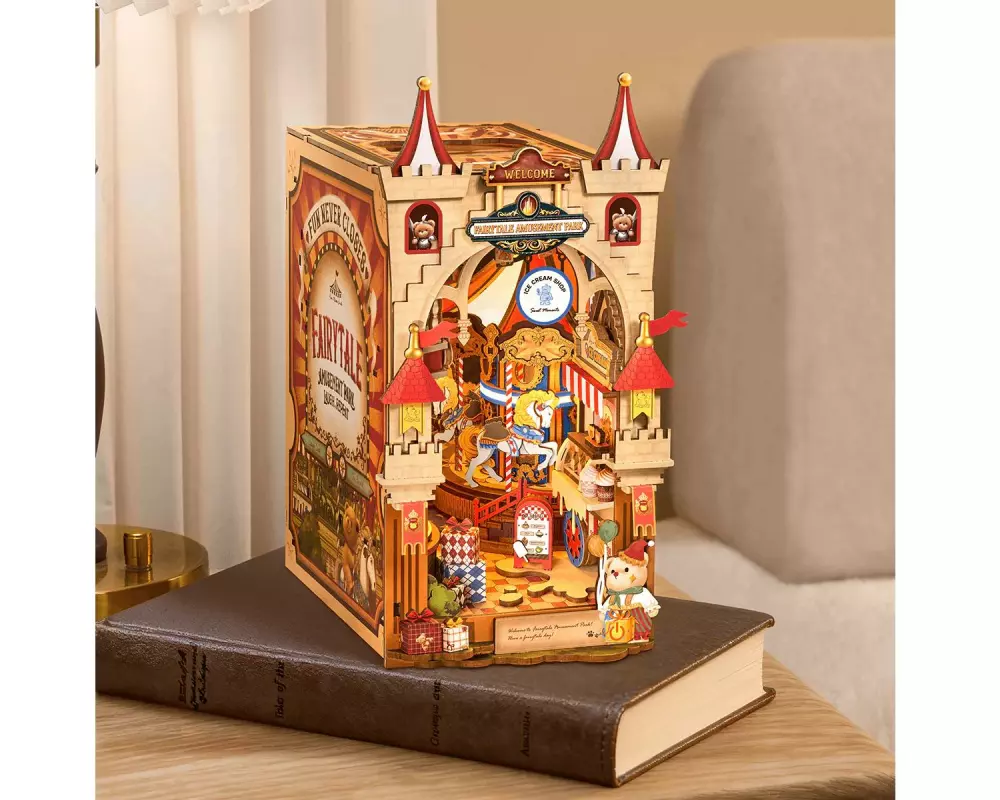 Rolife Bausatz Fairytale Amusement Park Bücherregal-Einsatz