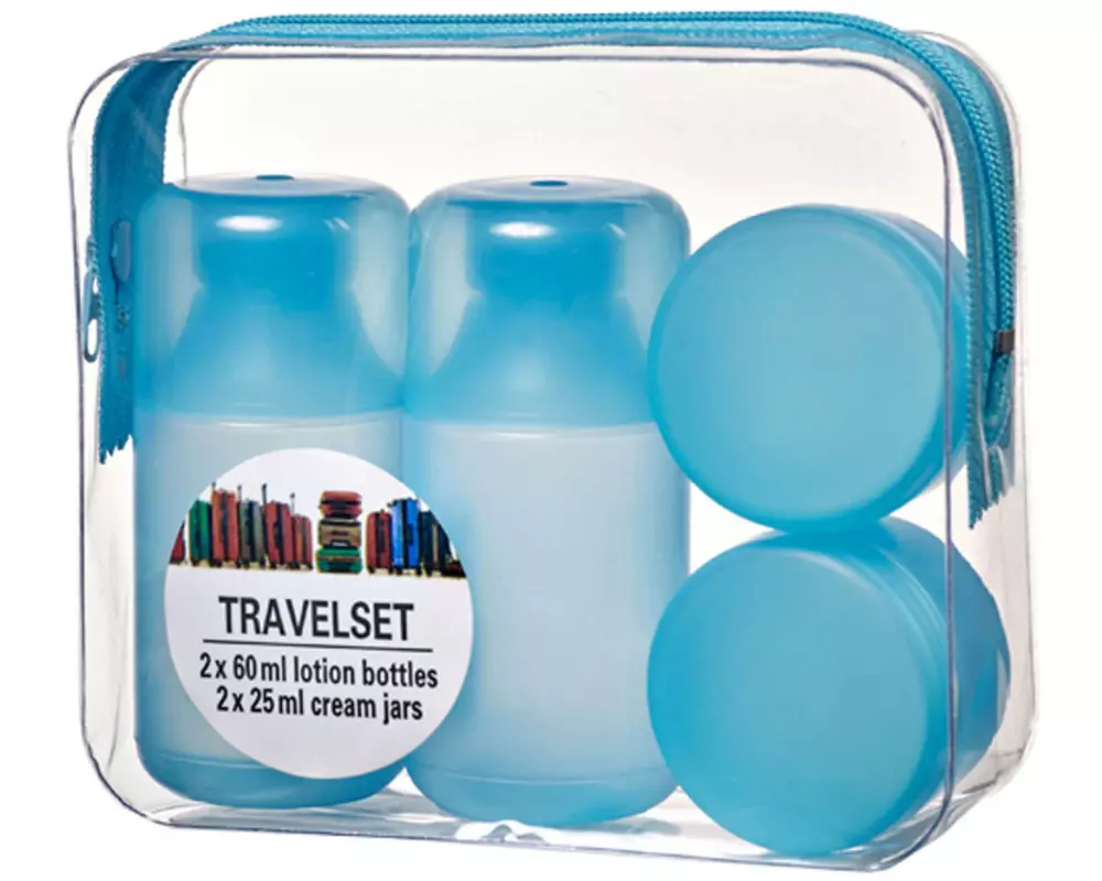 Trisa Accessoires Travel Reiseset Blau