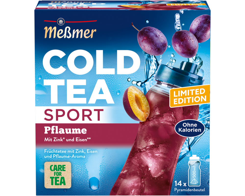 MESSMER Cold Tea Sport Pflaume 10927300 Beutel 2.75g, 14 Stk.