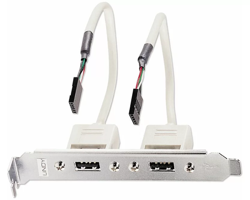 LINDY USB Cable internal/external with slotbracket
