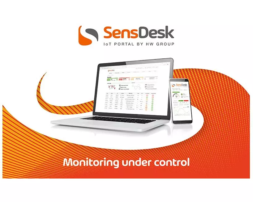 HWgroup Software Lizenz SensDesk.com für 10 Geräte