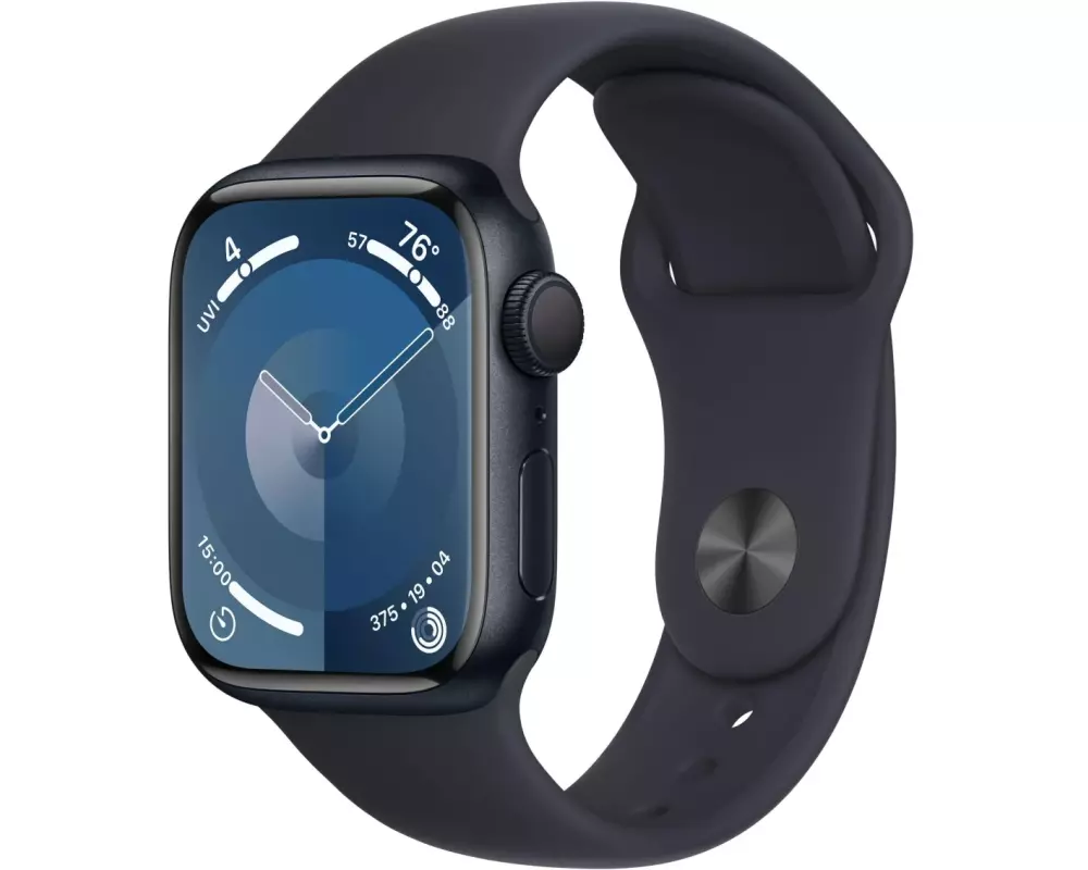 Apple Watch Series 9 41 mm Alu Mitternacht Sport S/M