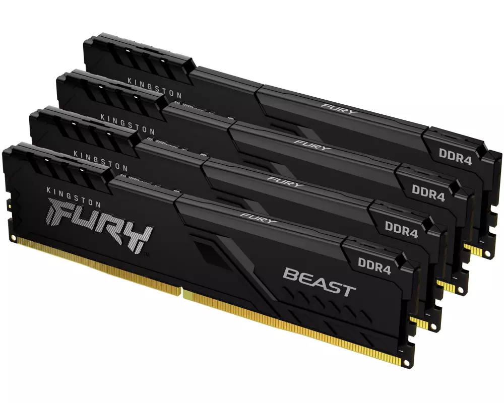 Kingston DDR4-RAM FURY Beast 3200 MHz 4x 32 GB
