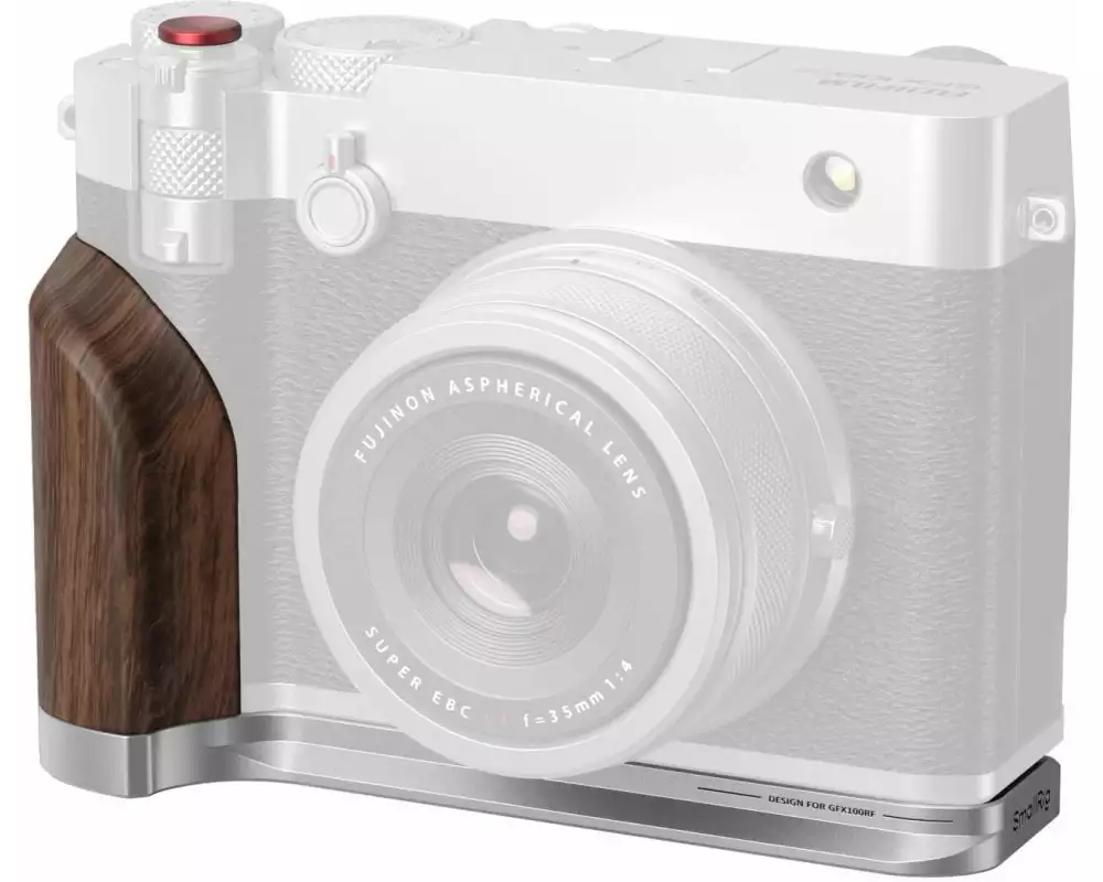 Smallrig L-Winkel mit Holzgriff für FUJIFILM GFX100RF Silber