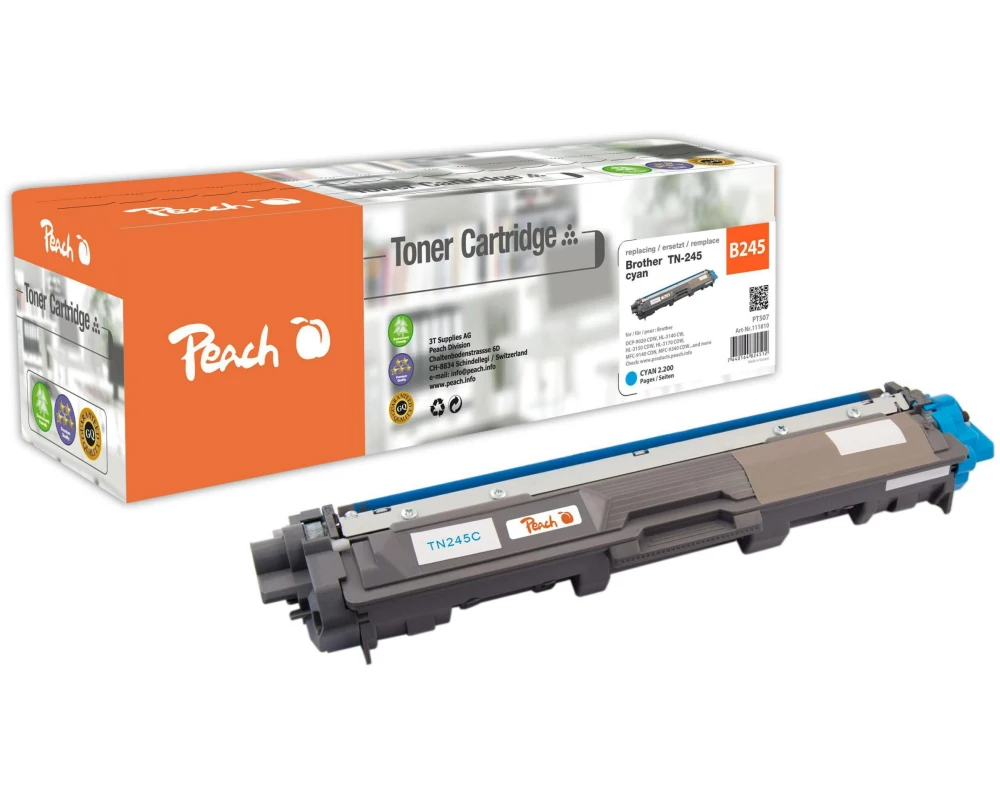 Peach Toner Brother TN-245C Cyan