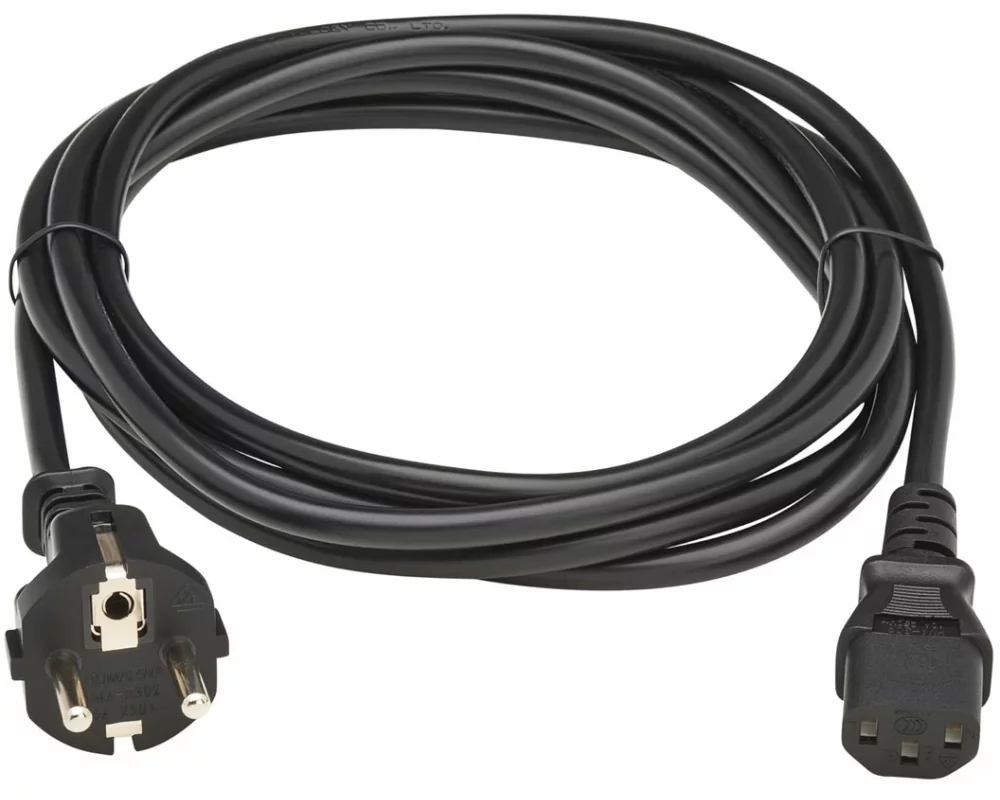 EATON TRIPPLITE PDU, Power, Cord, C13, to Schuko, CEE, 7/7, 10A, 250V, H05VV-F, 3m, Black