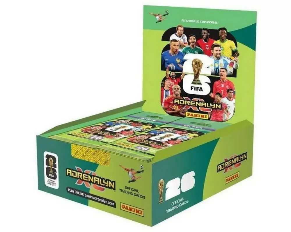Panini FIFA WC 26 Adrenalyn XL Trading Cards Fatpack Box (10)