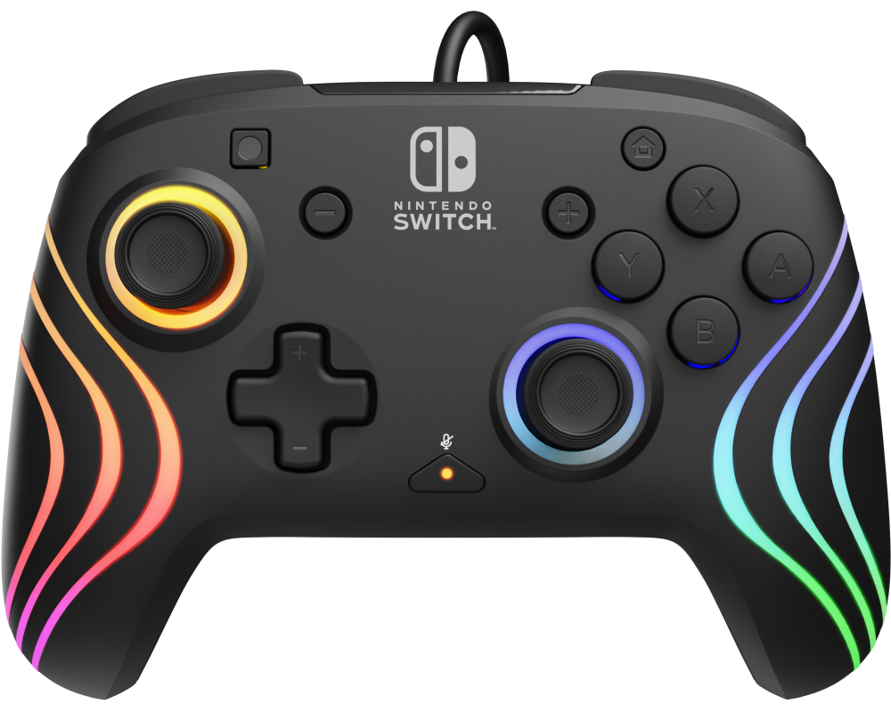 PDP Afterglow WAVE Wired Ctrl. 500-237-BK NSW, Black