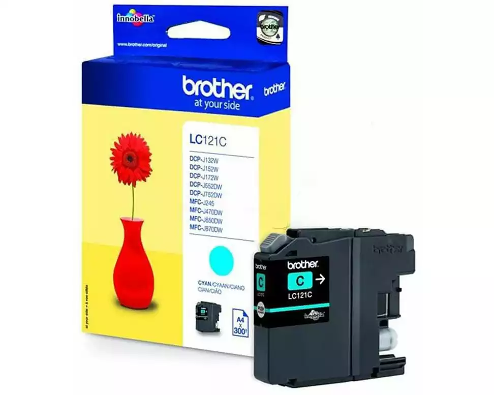 Brother Tinte LC-121C Cyan