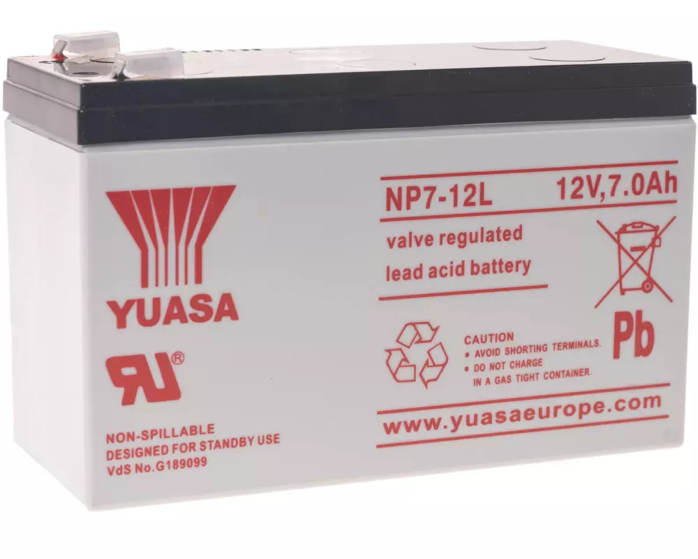 YUASA Ersatzbatterie NP7-12L