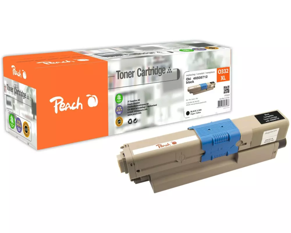 Peach Toner OKI 46508712 Black