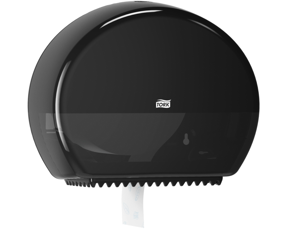 TORK Spender Toilettenpapier T2 555008 Mini Jumbo, schwarz
