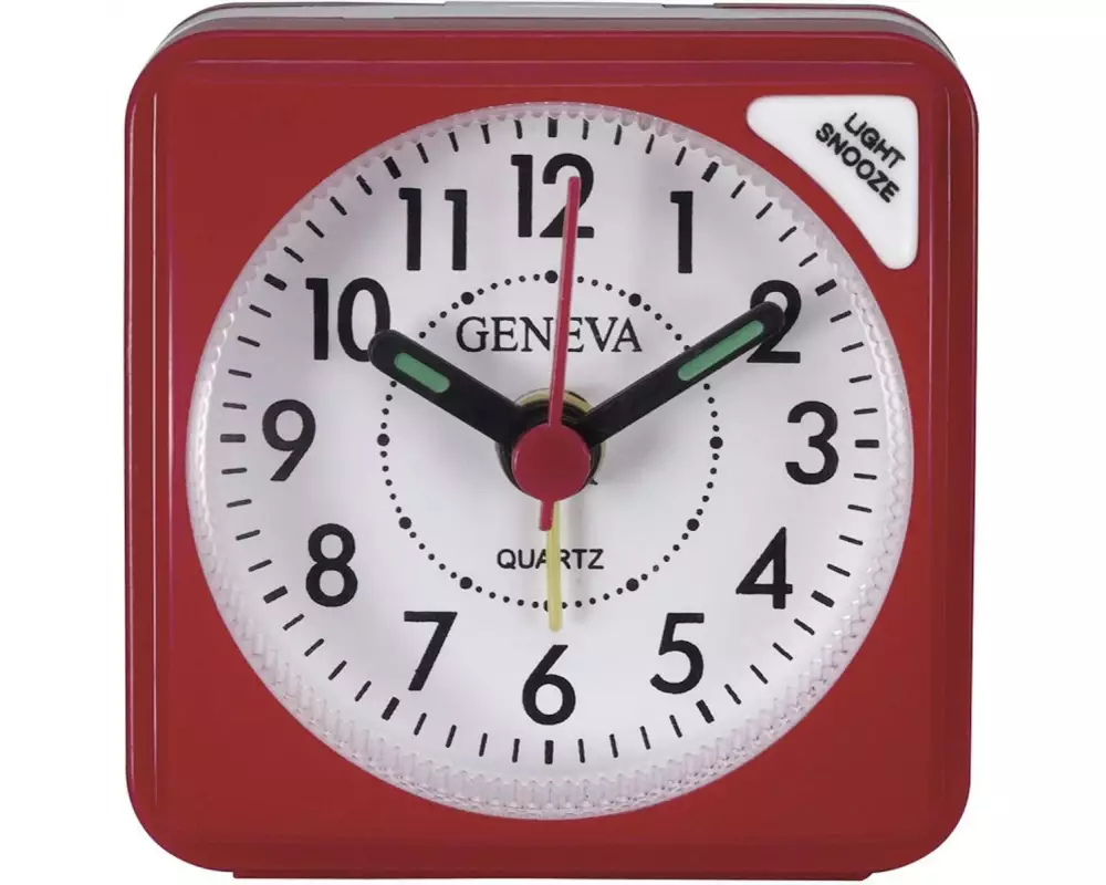 Technoline Klassischer Wecker Modell S Rot