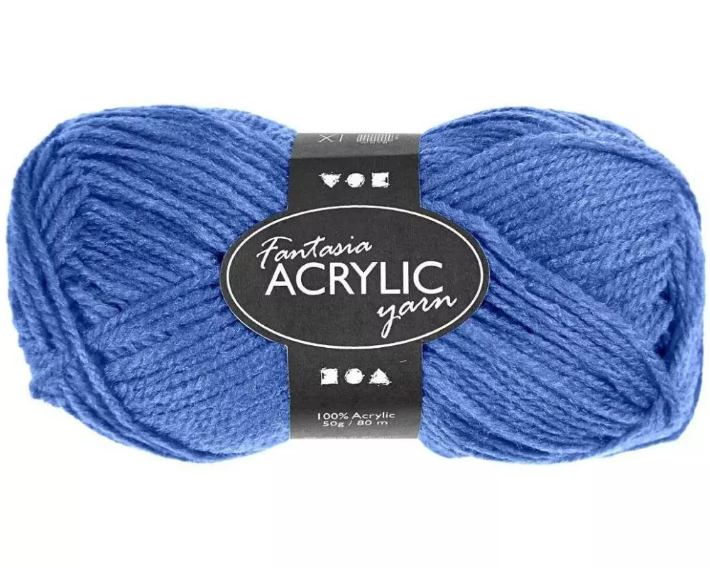 Creativ Company Wolle Acryl 50 g Dunkelblau