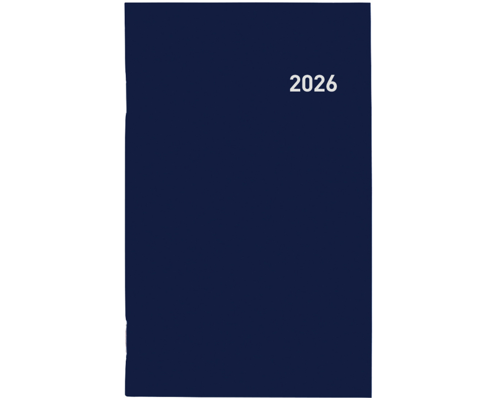 BIELLA Taschenagenda Pratique 2026 824370050026U 1W/2S blau ML 8.7x13.6cm