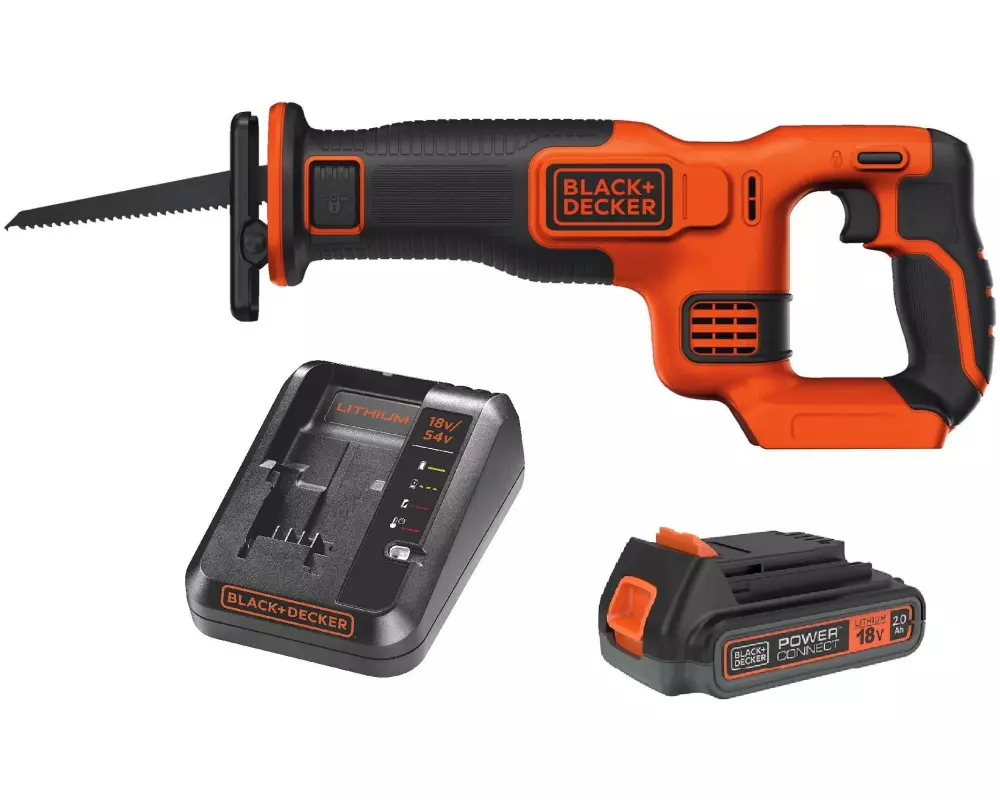 Black & Decker Akku-Säbelsäge BDCR18 Kit 18 V
