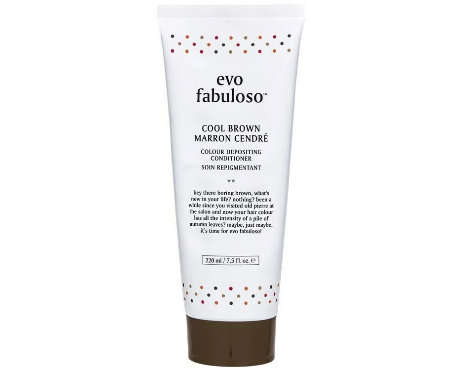 evo Fabuloso Cool Brown Colour Depositing Conditioner 220 ml