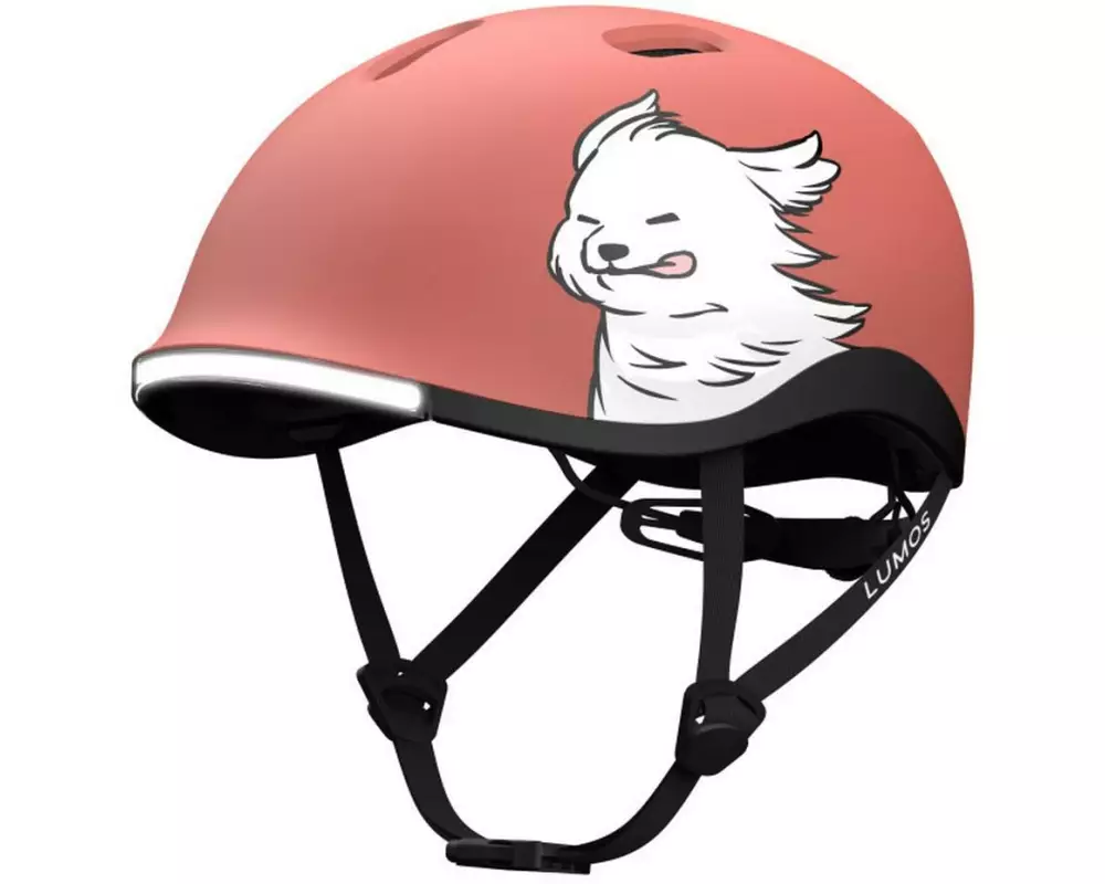 LUMOS Helm Nyxel Weiss/Rot, S